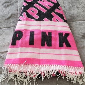 PINK BY VS Oversized Shawl. Double Sided.